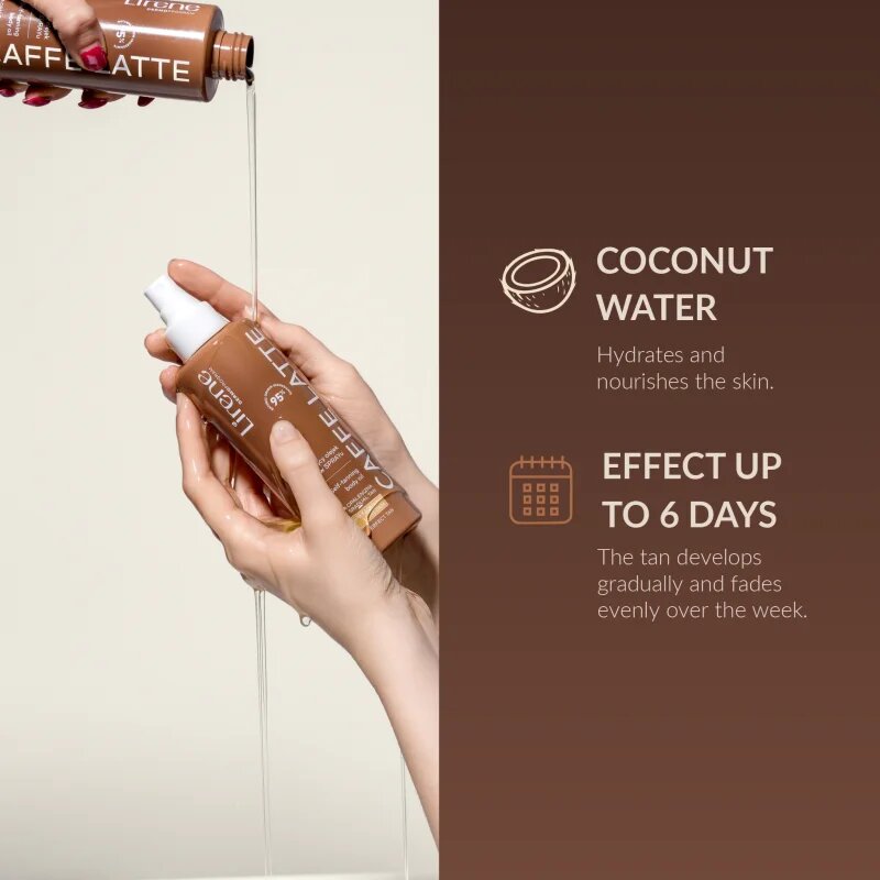 Lirene Perfect Tan önbarnító olaj testre Caffe Latte 200 ml