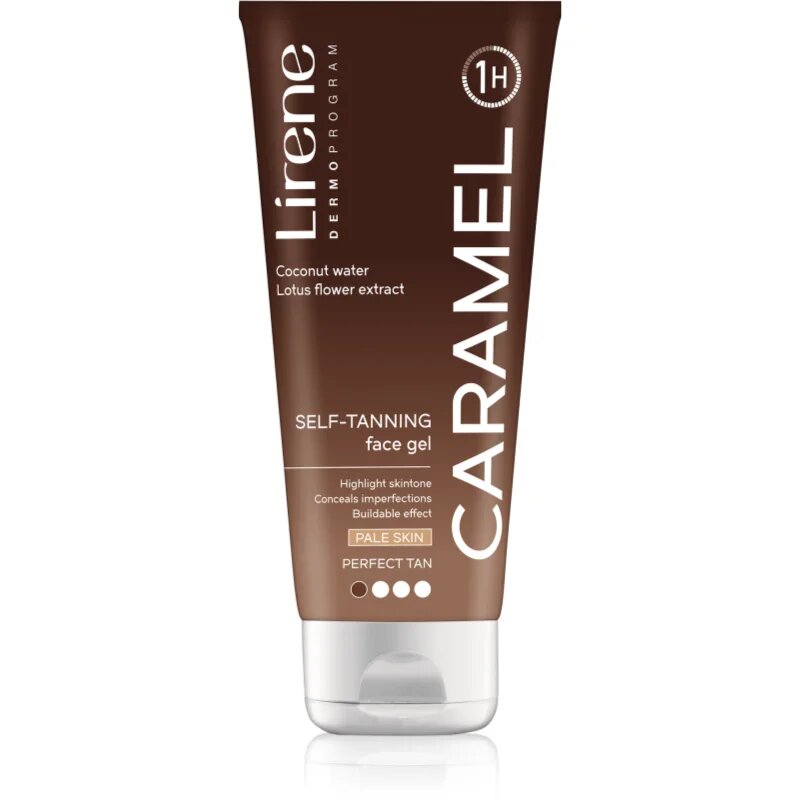 Lirene Perfect Tan önbarnító zselé az arcra 75 ml