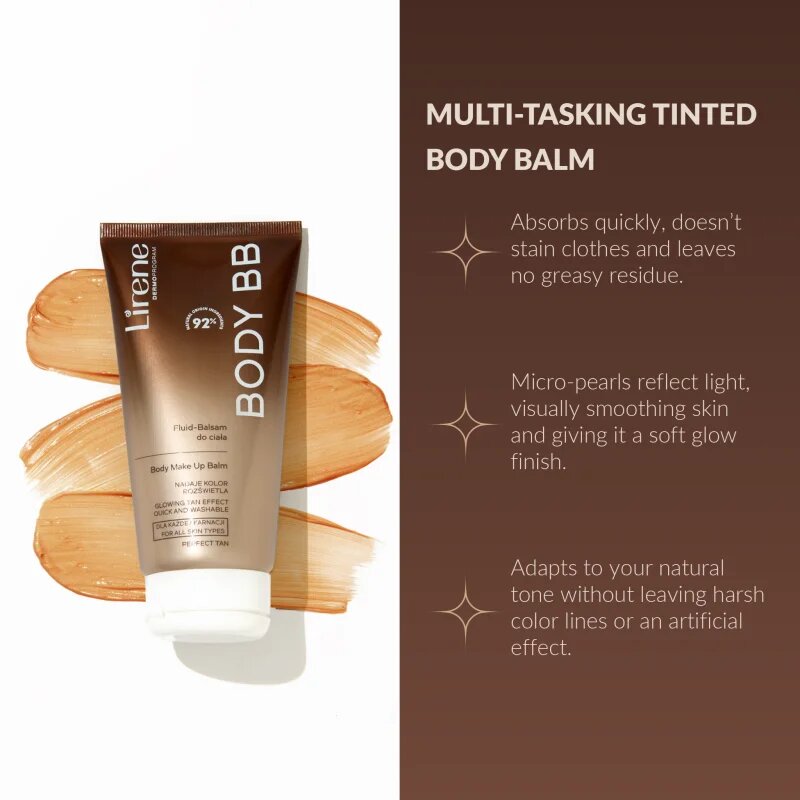 Lirene Perfect Tan testbalzsam azonnali bronzosító hatás 175 ml