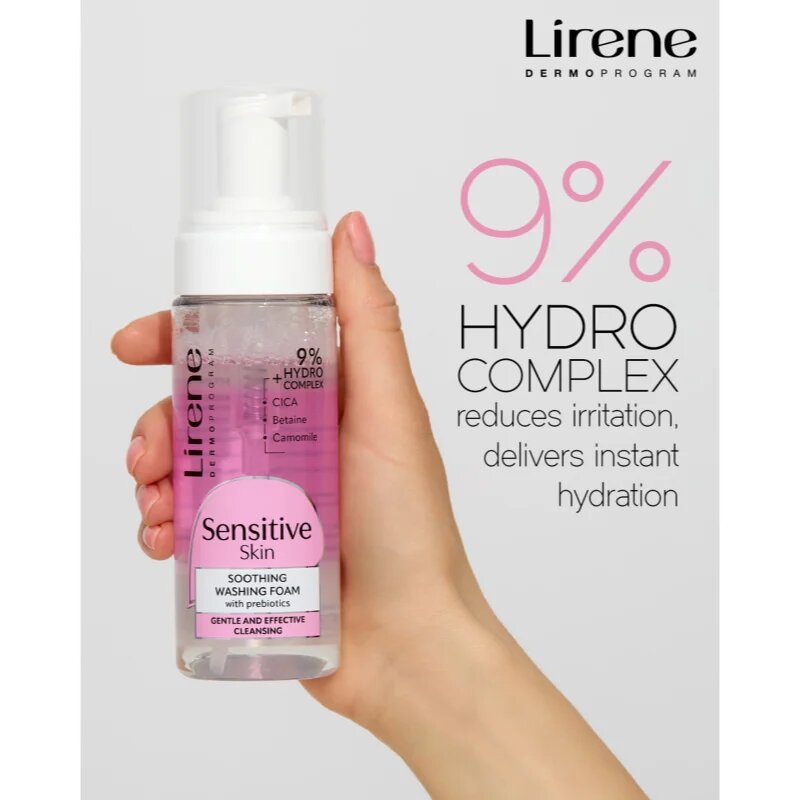 Lirene Sensitive skin nyugtató micellás víz az érzékeny arcbőrre 150 ml