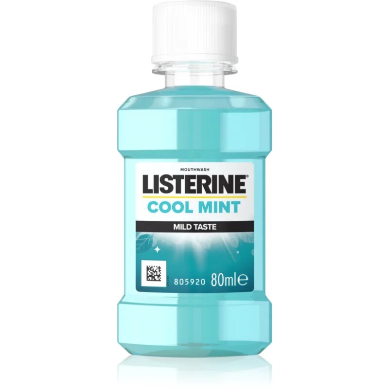 Listerine Cool Mint Mild Taste szájvíz alkoholmentes íz Cool Mint 80 ml