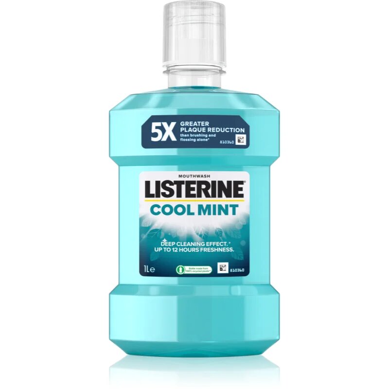 Listerine Cool Mint szájvíz a friss leheletért 1000 ml