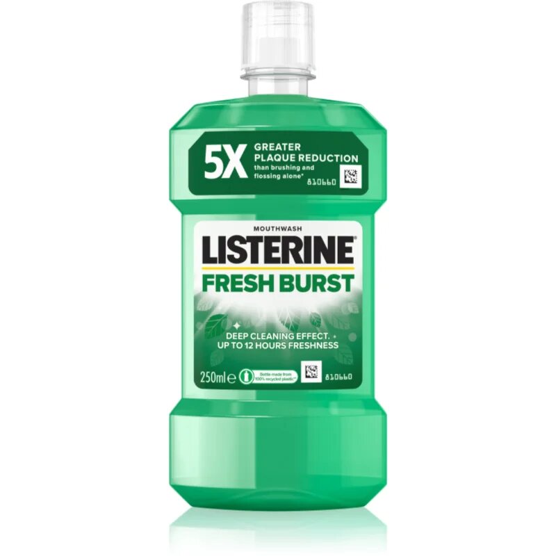 Listerine Fresh Burst szájvíz foglepedék ellen 250 ml