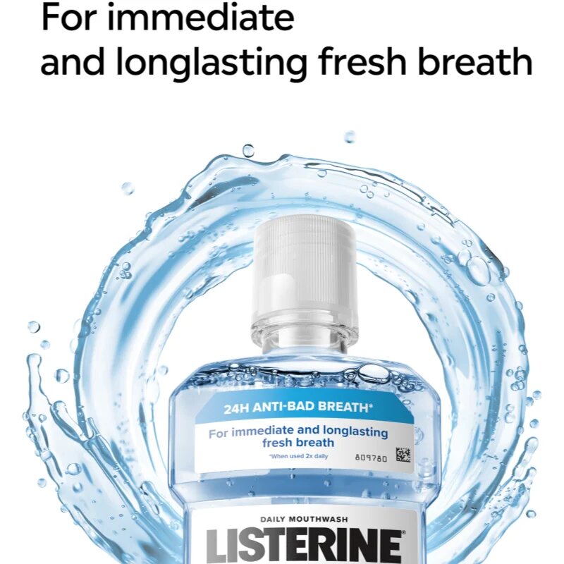 Listerine Professional Fresh Breath+ szájvíz a friss leheletért 500 ml
