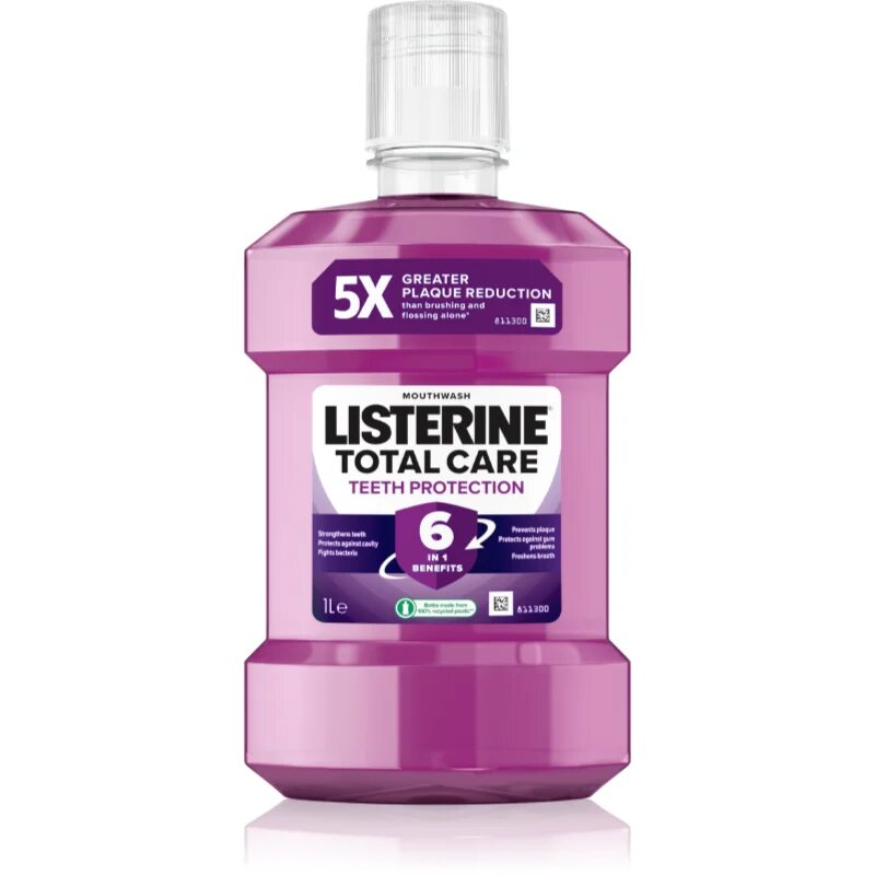 Listerine Total Care Teeth Protection szájvíz a fogak komplett védelméért 6 in 1 1000 ml