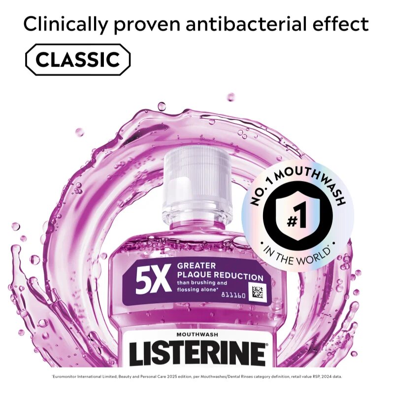 Listerine Total Care Teeth Protection szájvíz a fogak komplett védelméért 6 in 1 Clean Mint 250 ml