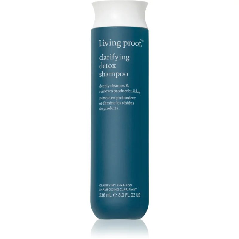 Living Proof Clarifying Detox Detox Shampoo finom állagú tisztító sampon minden hajtípusra 236 ml
