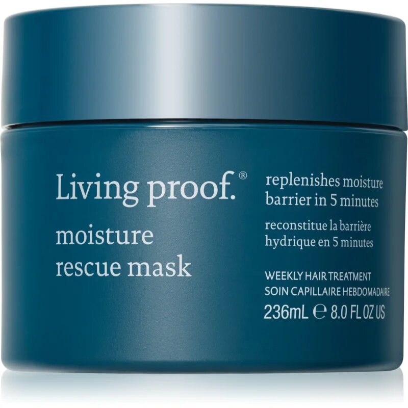 Living Proof Moisture Rescue Mask regeneráló és hidratáló hajmaszk tápláló hatással 236 ml