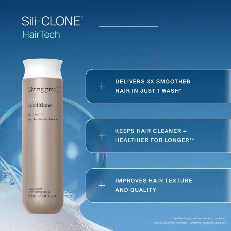 Living Proof No Frizz kisimító kondicionáló töredezés ellen 60 ml