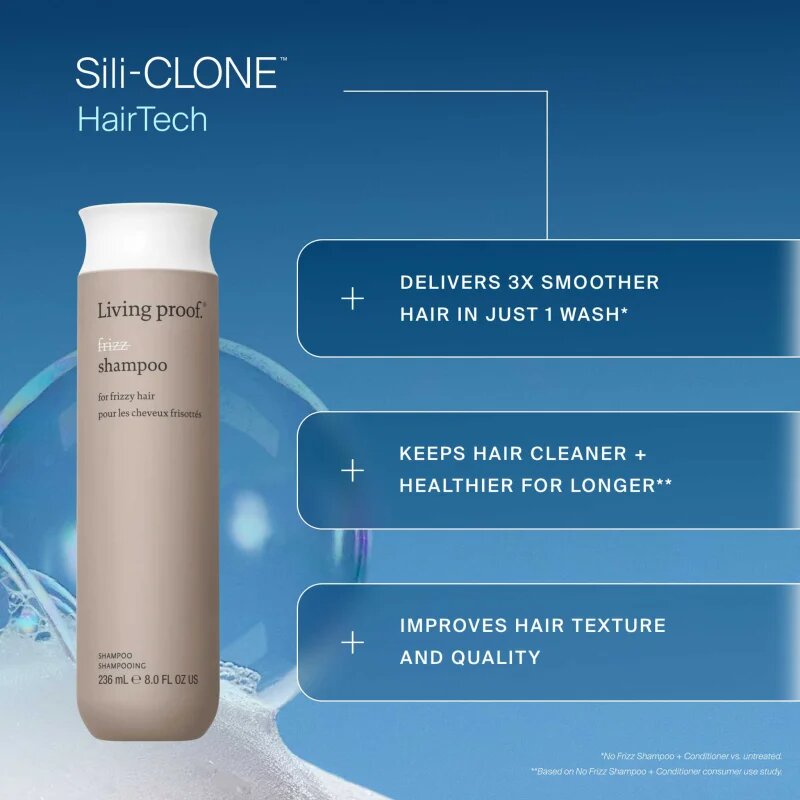 Living Proof No Frizz sampon töredezés ellen 236 ml