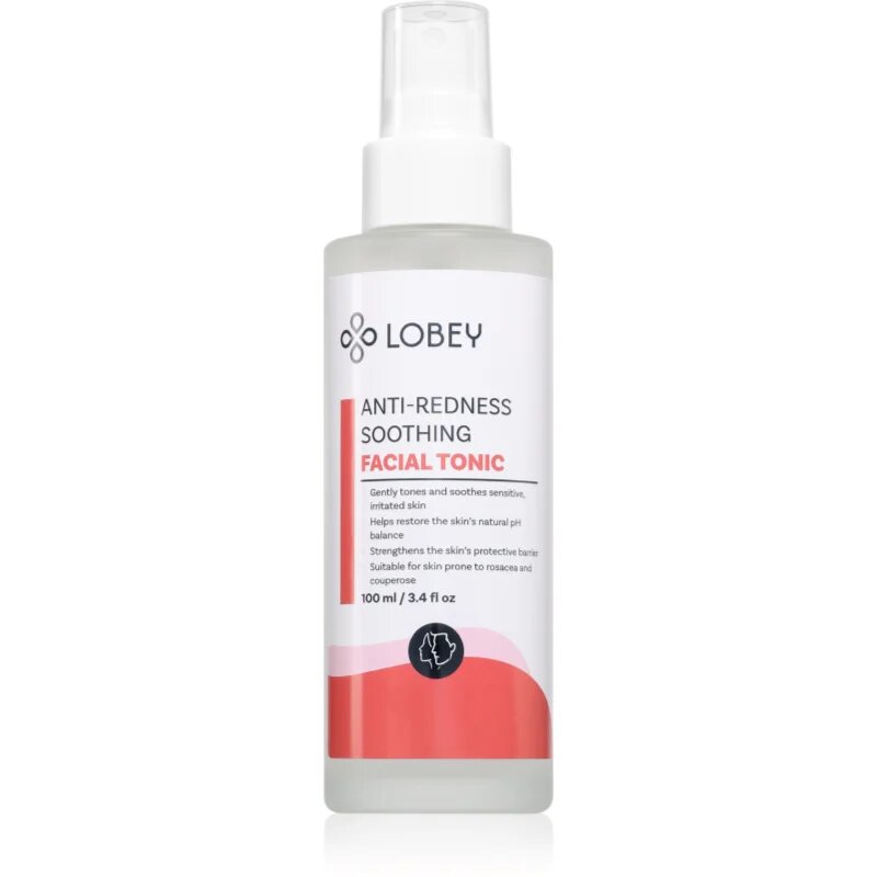 Lobey Anti-Redness Soothing nyugtató tonik arcra bőrpír ellen 100 ml