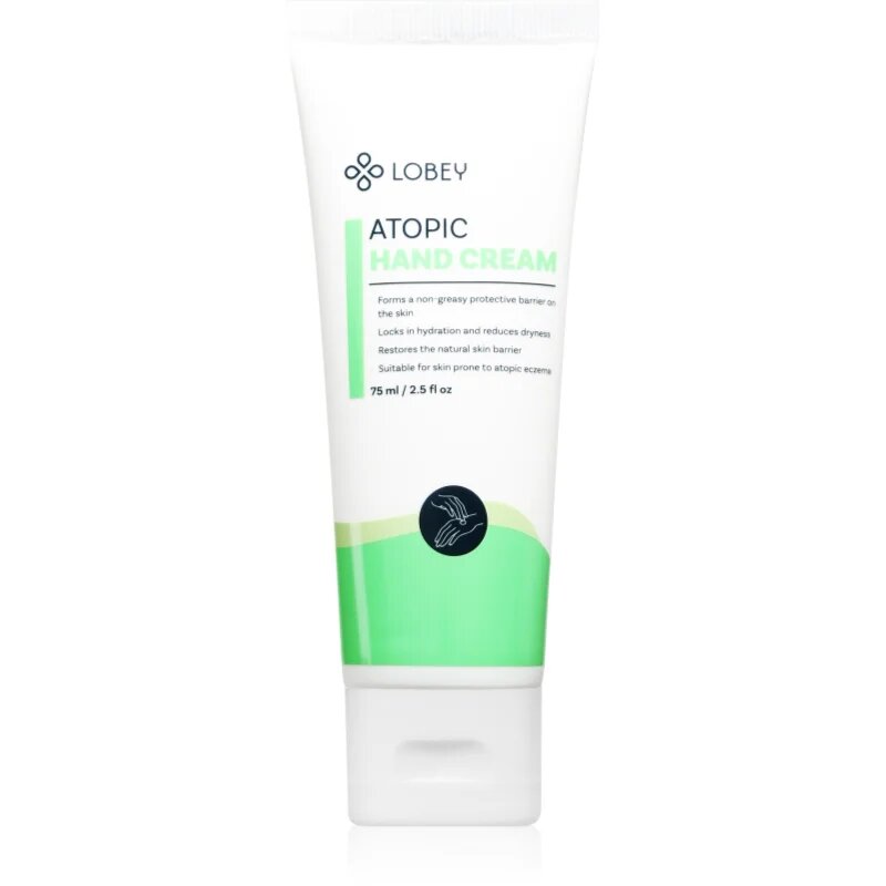 Lobey Atopic kézkrém száraz és atópiás bőrre 75 ml