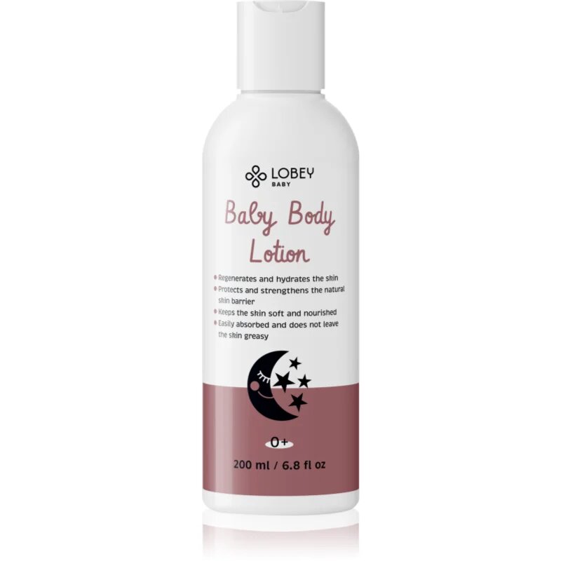 Lobey Baby Care Body Lotion testápoló tej újszülötteknek 200 ml