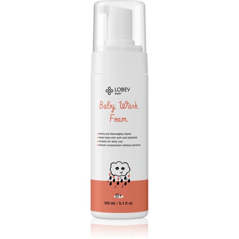Lobey Baby Care Foam tisztító hab újszülötteknek 150 ml