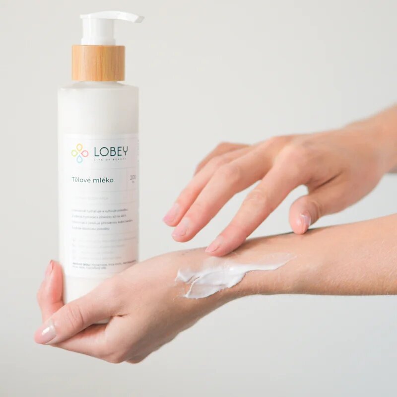 Lobey Body Care Tělové Mléko hidratáló testápoló tej 200 ml