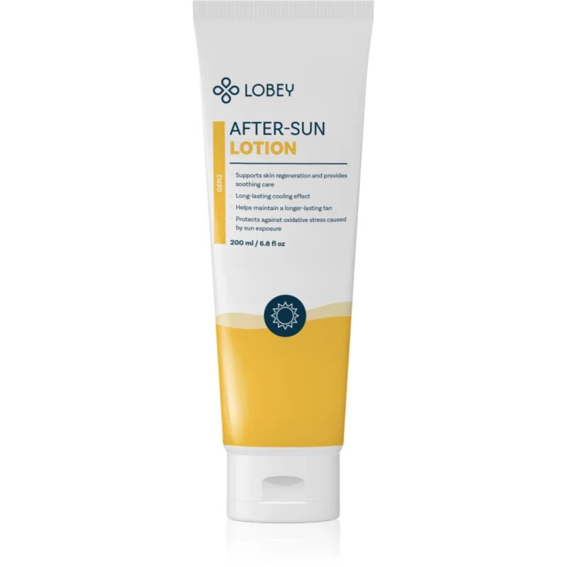Lobey Body Care Tělové mléko po opalování napozás utáni testápoló tej 200 ml