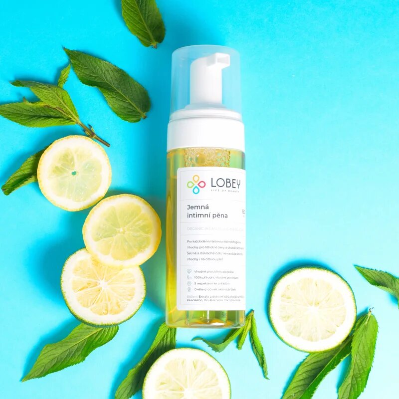 Lobey Body Care tisztító hab az intim részekre 150 ml