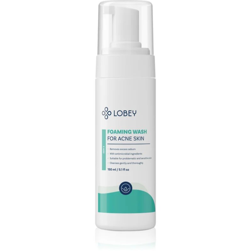Lobey Face Cleanser tisztító hab az aknés bőrre 150 ml