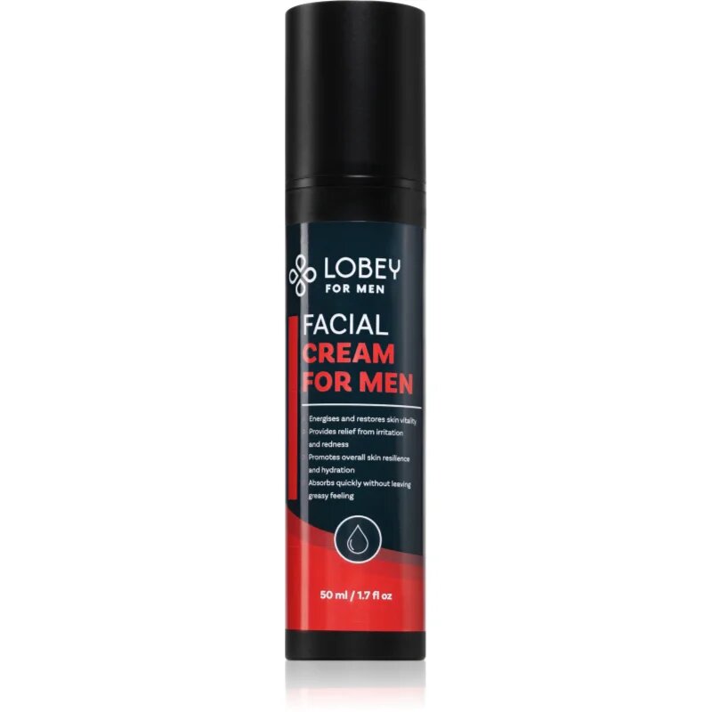 Lobey For Men energizáló krém uraknak 50 ml