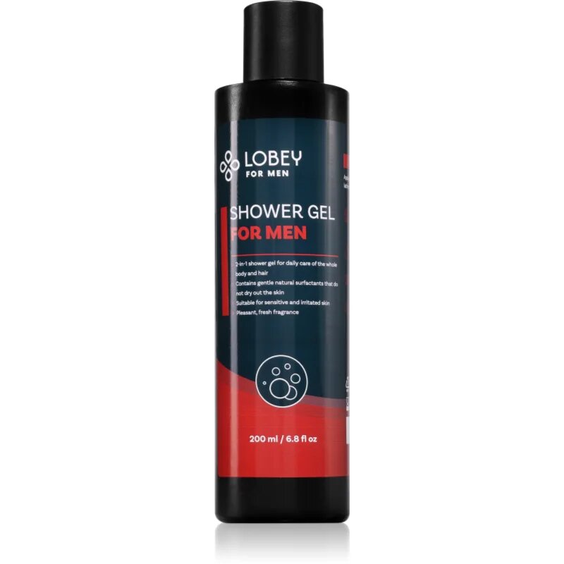 Lobey For Men fürdőgél férfiaknak 2 az 1-ben 200 ml