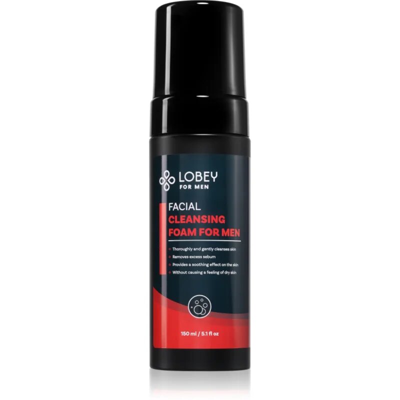 Lobey For Men tisztító hab uraknak 150 ml