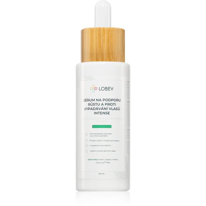 Lobey Hair Care szérum a hajra a haj növekedésének elősegítésére 50 ml