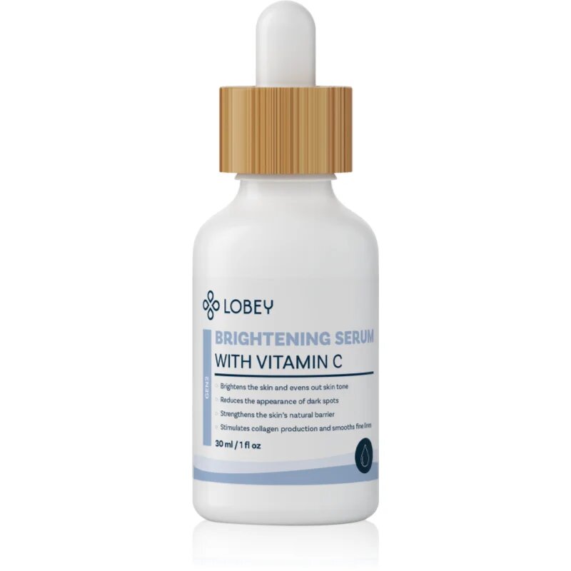 Lobey Skin Care Brightening Serum fényesítő hatású arcszérum C vitamin 30 ml