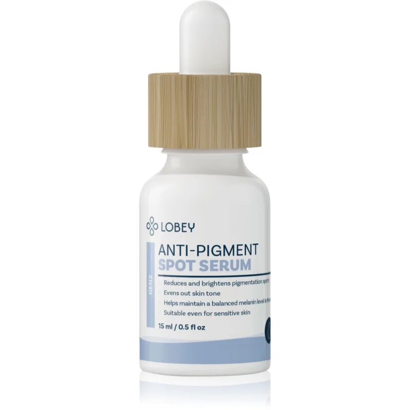 Lobey Skin Care Lokální sérum na pigmentové skvrny bőr szérum a pigment foltok ellen 15 ml