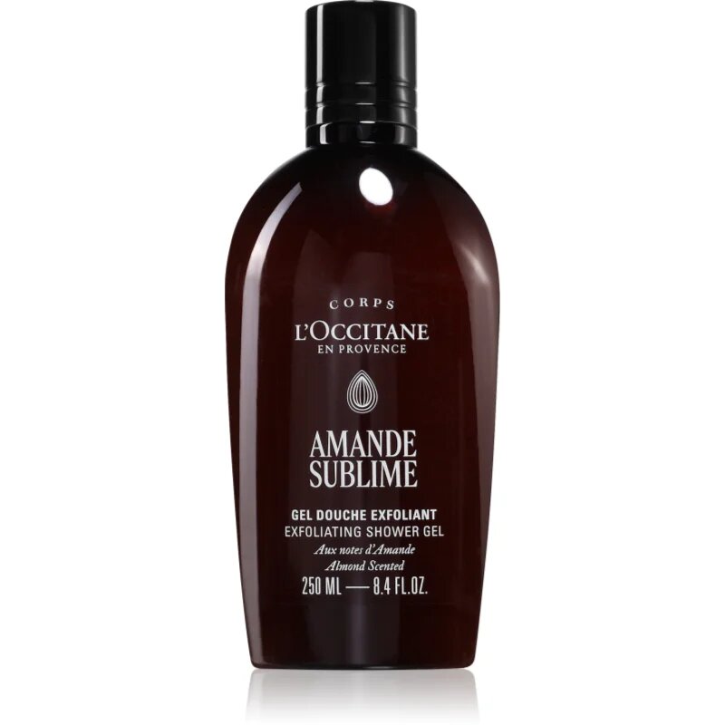 L’Occitane Amande Sublime Exfoliating Shower Gel hámlasztó tusfürdő gél 250 ml