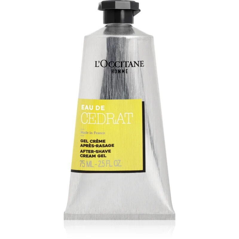 L’Occitane Cédrat After-Shave Cream Gel borotválkozás utáni gél nyugtató hatással 75 ml