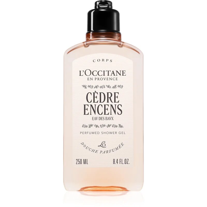 L’Occitane Cèdre Encens Perfumed Shower Gel tusfürdő gél 250 ml