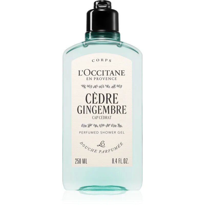 L’Occitane Cèdre Gingembre Perfumed Shower Gel tusfürdő gél 250 ml