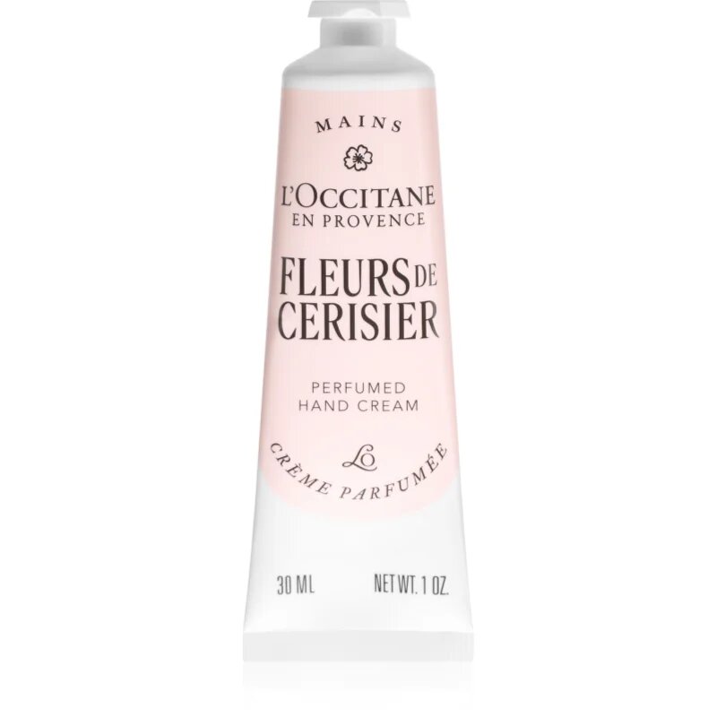 L’Occitane Fleurs de Cerisier kézkrém illatosított cseresznyevirág 30 ml