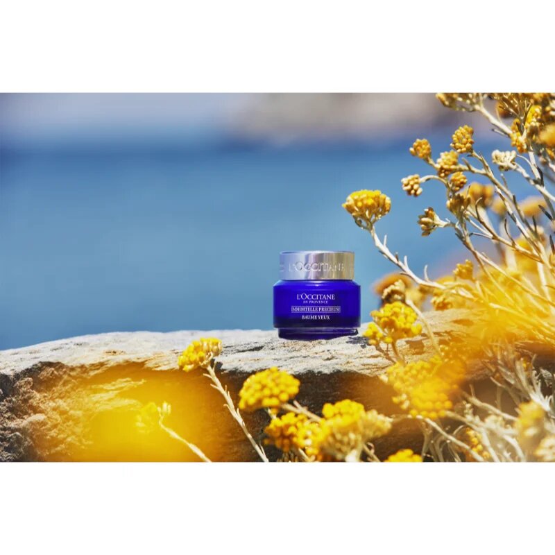 L’Occitane Immortelle Precious szemkörnyékápoló balzsam a ráncok duzzanatok és sötét karikák ellen 15 ml