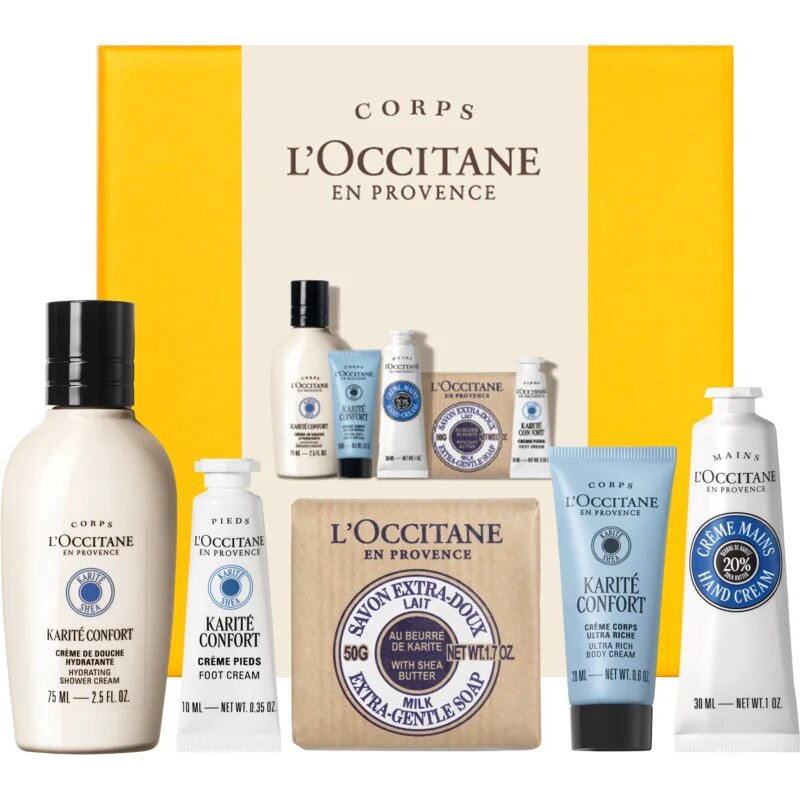 L’Occitane Karité Confort Nourishing Routine ajándékszett