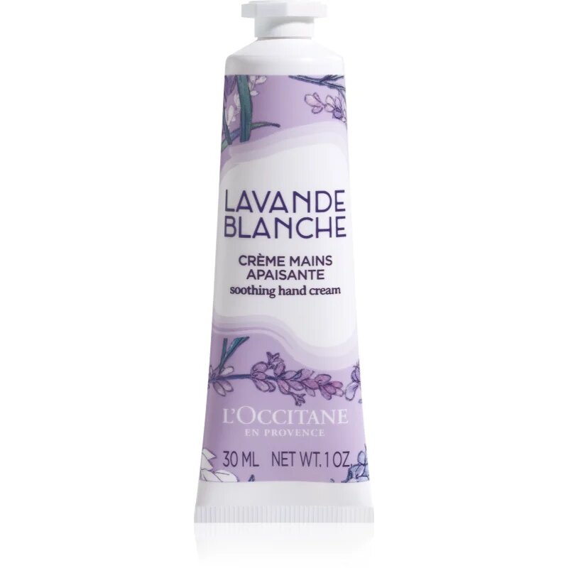 L’Occitane Lavande Blanche Hand Cream nyugtató kézkrém 30 ml
