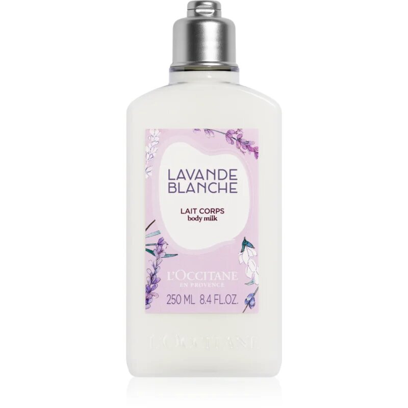 L’Occitane Lavande Blanche Perfumed Body Lotion nyugtató testápoló tej 250 ml