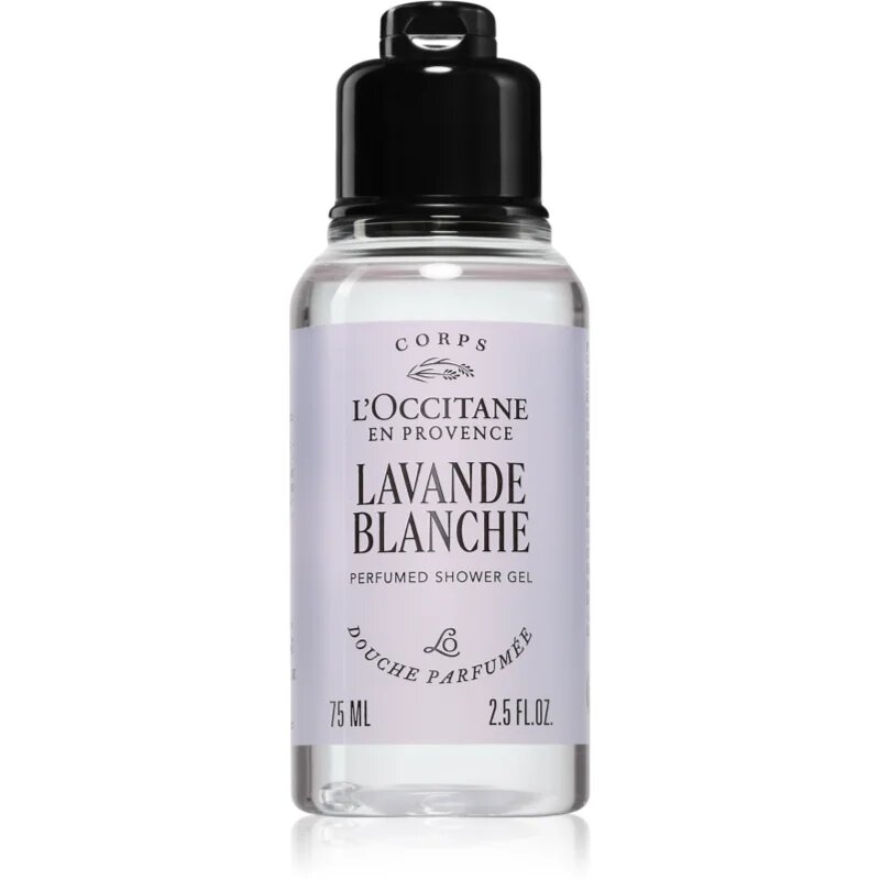 L’Occitane Lavande Blanche Perfumed Shower Gel nyugtató tusfürdő 75 ml