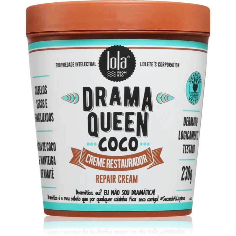 Lola Cosmetics Drama Queen tápláló maszk hajra 230 g