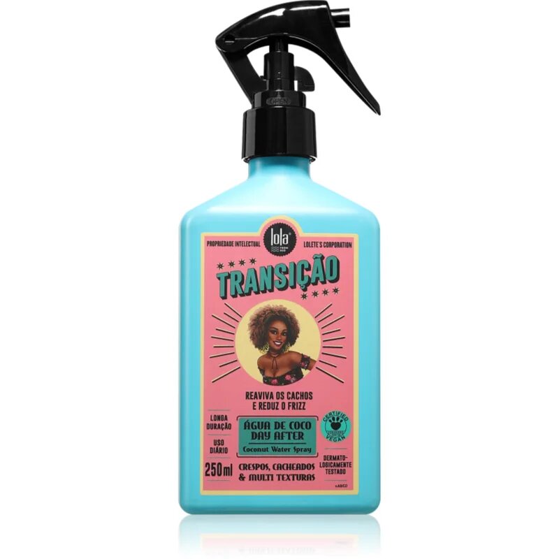 Lola Cosmetics Transição hidratéló spray göndör hajra 250 ml