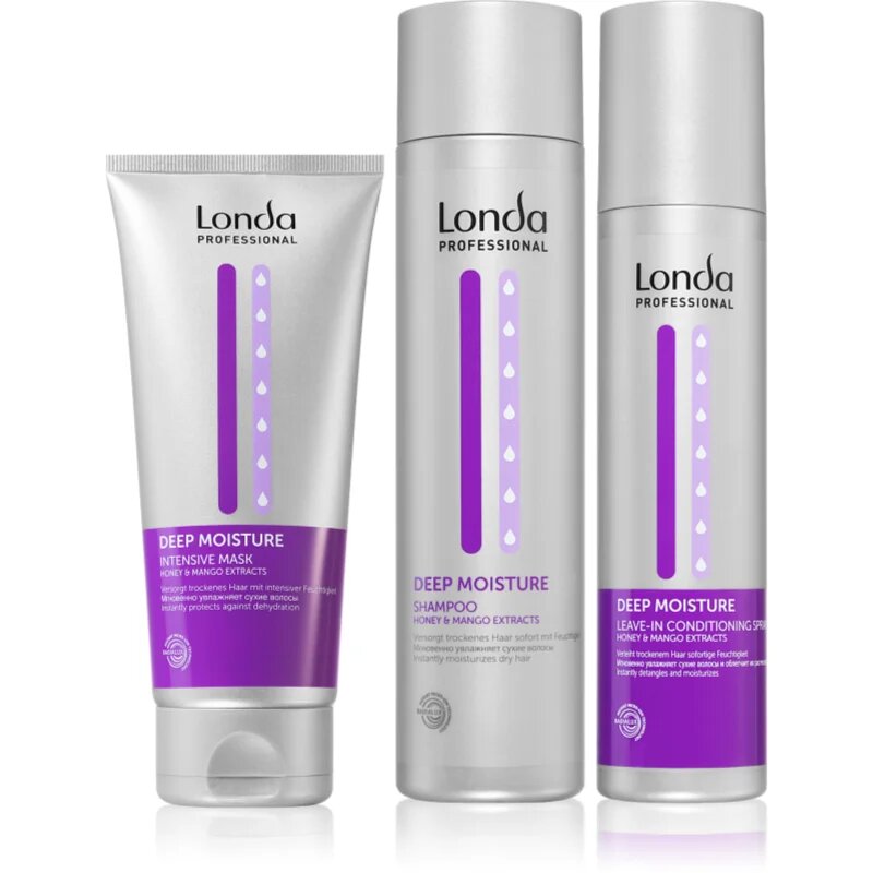 Londa Professional Deep Moisture Set szett száraz hajra 3 db