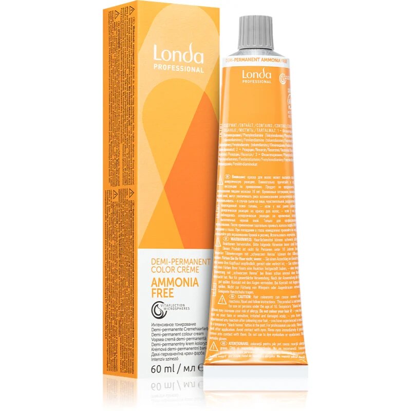 Londa Professional Demi-Permanent Color Demi-Permanent Color Creme tartós hajszínező árnyalat 6/7 60 ml