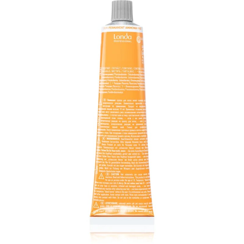Londa Professional Demi-Permanent Color Demi-Permanent Color Creme tartós hajszínező árnyalat 6/7 60 ml