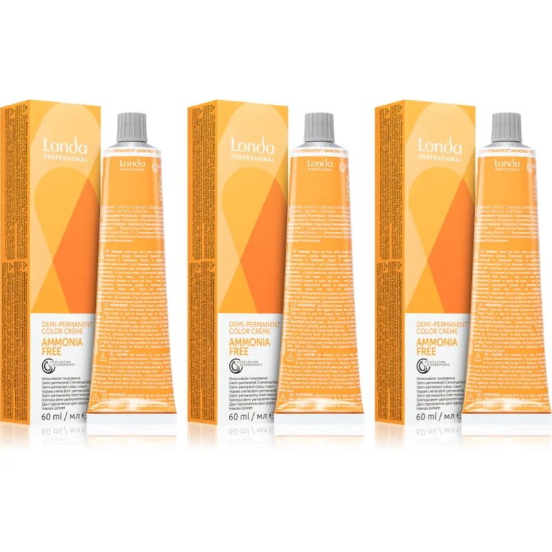 Londa Professional Demi-Permanent Color Demi-Permanent Color Creme tartós hajszínező takarékos kiszerelés árnyalat 4/71