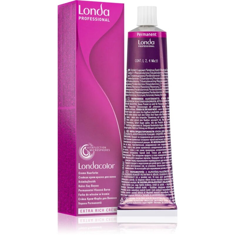 Londa Professional Permanent Color Extra Rich tartós hajfesték árnyalat 7/37 60 ml