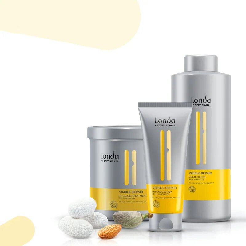 Londa Professional Visible Repair mélyregeneráló kondicionáló a kémiailag kezelt hajra 250 ml