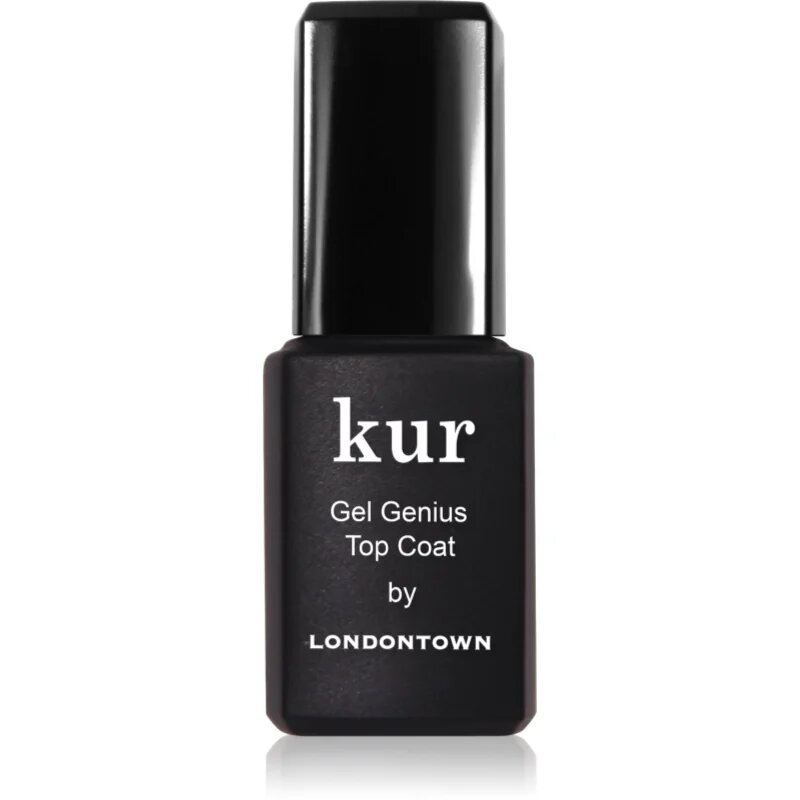 LONDONTOWN Kur Gel Genius Top Coat fedő körömlakk UV/LED-lámpa használata nélkül 12 ml