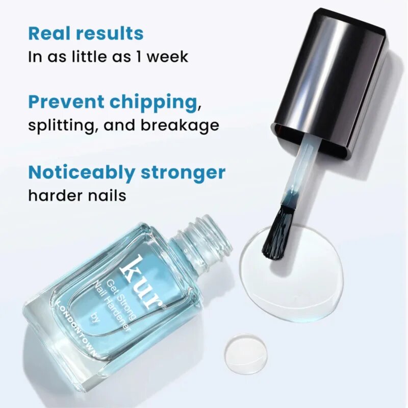 LONDONTOWN Kur Get Strong Nail Hardener feszesítő ápolás körmökre 12 ml