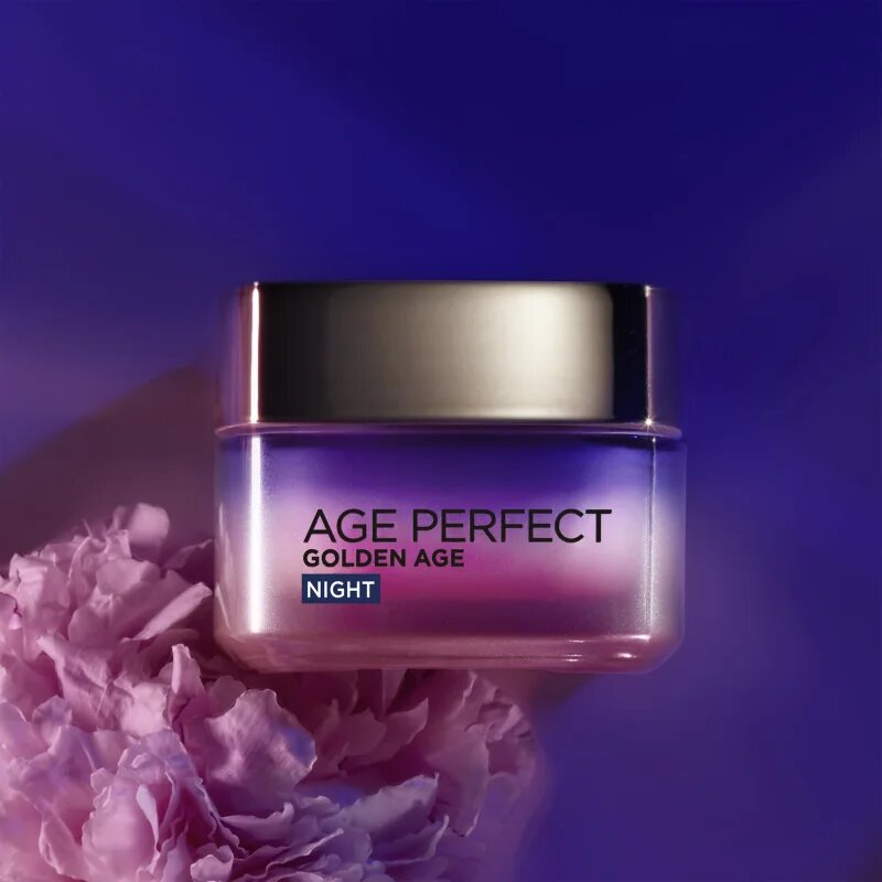 L’Oréal Paris Age Perfect Golden Age éjszakai ránctalanító krém érett bőrre 60+ 50 ml