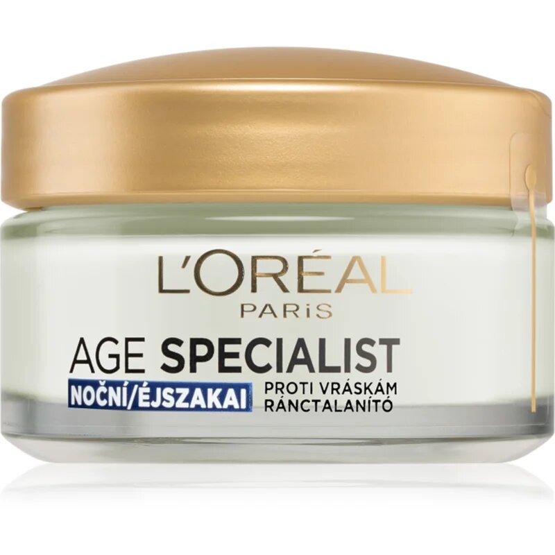 L’Oréal Paris Age Specialist 45+ éjszakai krém a ráncok ellen 50 ml